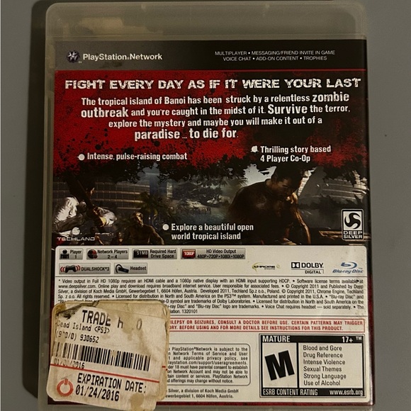 PS3 Dead Island Special Edition PlayStation 3 - Complete CIB - Picture 2 of 3